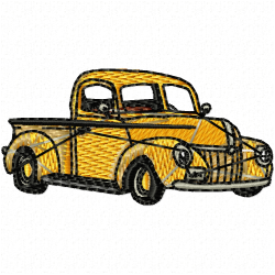 Pickup Truck Embroidery Design 1 Pickup Truck Embroidery Design 1